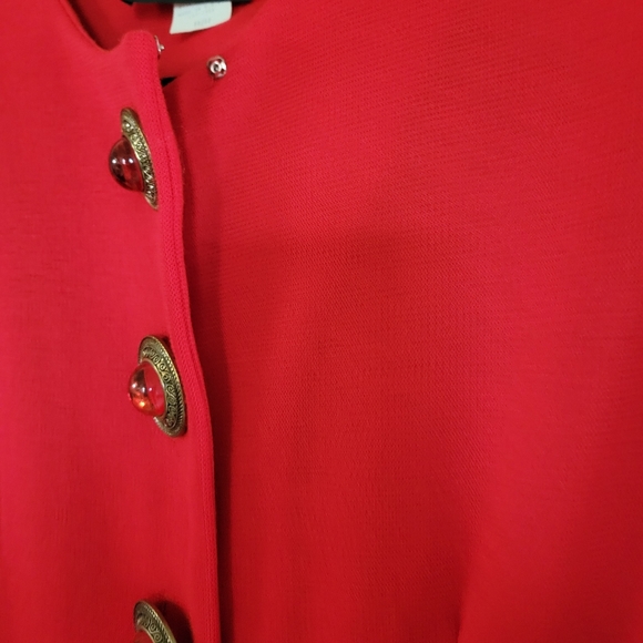 Positive Attitude Red dress stretchy style - Picture 4 of 12